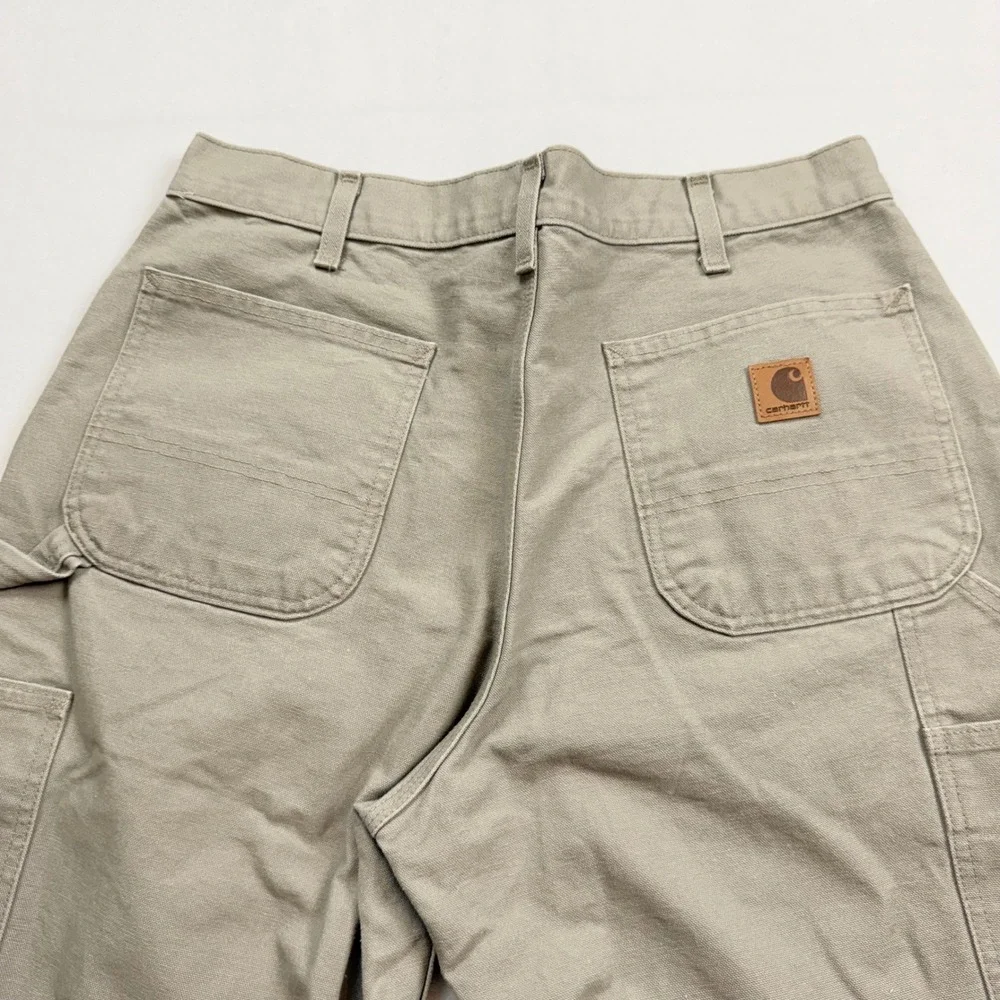 Carhartt B11-DES Original Dungaree‎ Fit Canvas Work Pants Desert Tan 35x30 EUC